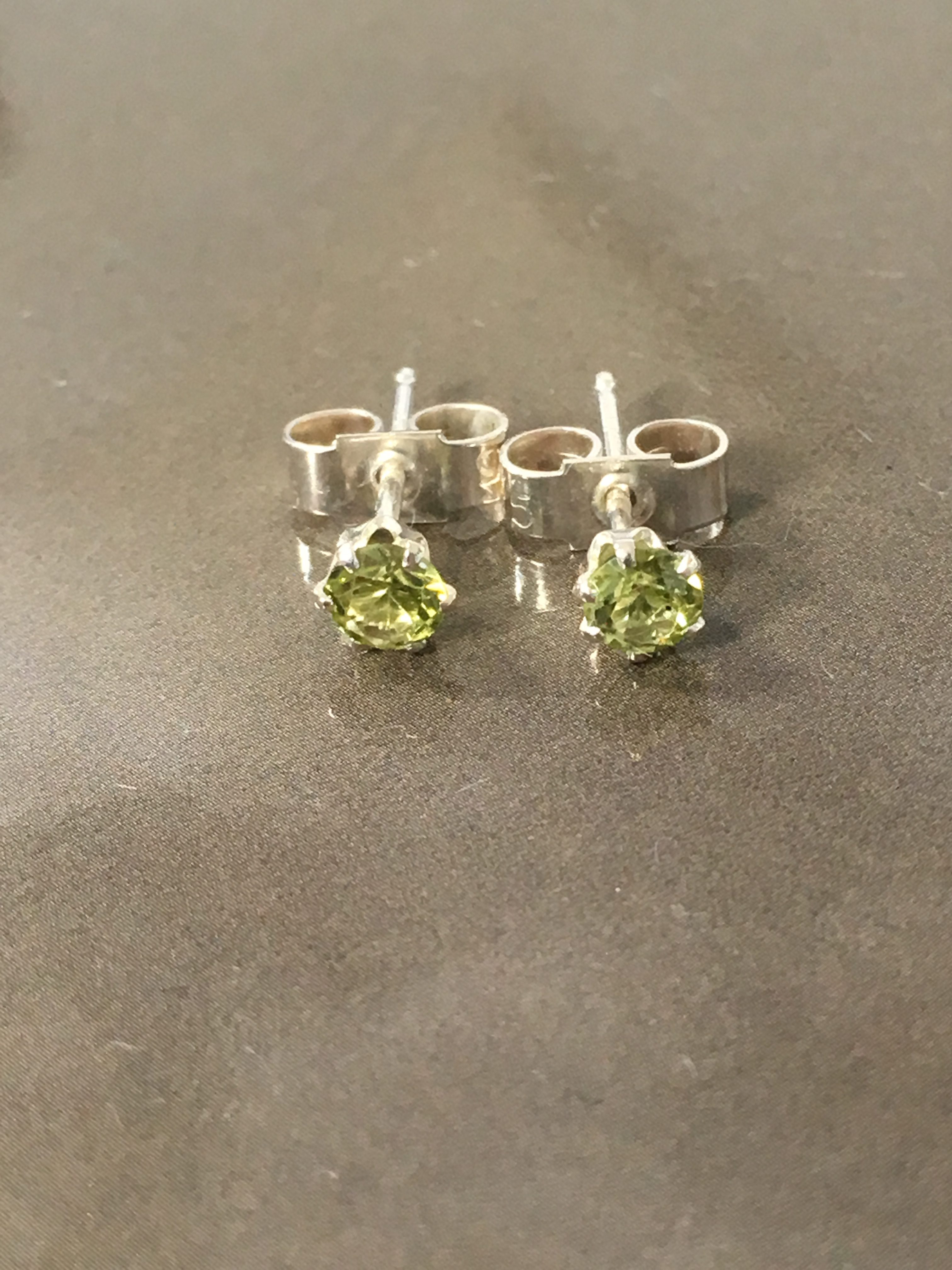 Peridot Studs