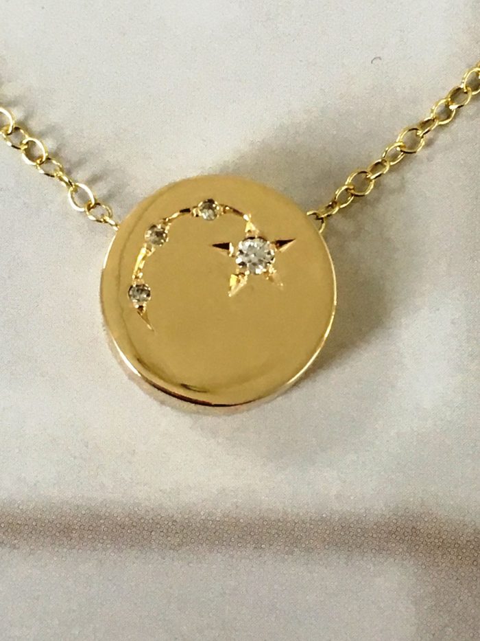 Diamond Shooting Star Pendant