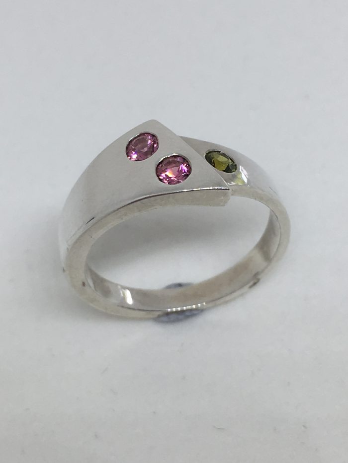 Silver Tourmaline Wrap Ring - Image 3