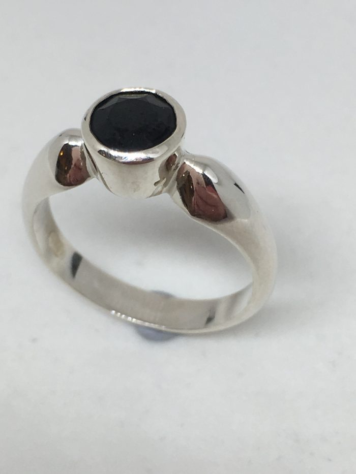 Black Sapphire Ring