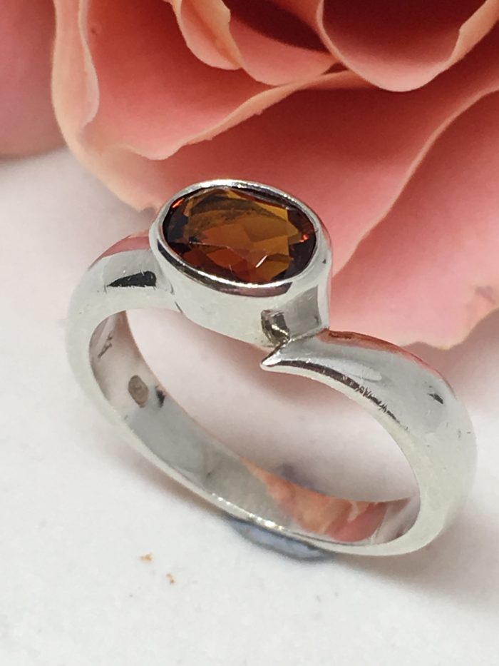 Madeira Citrine Ring
