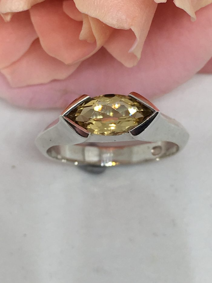 Marquise Citrine Ring - Image 2
