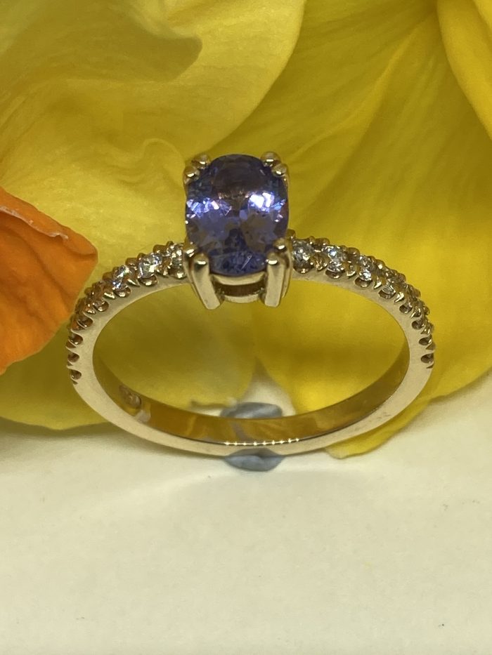 Sapphire and Diamond Ring