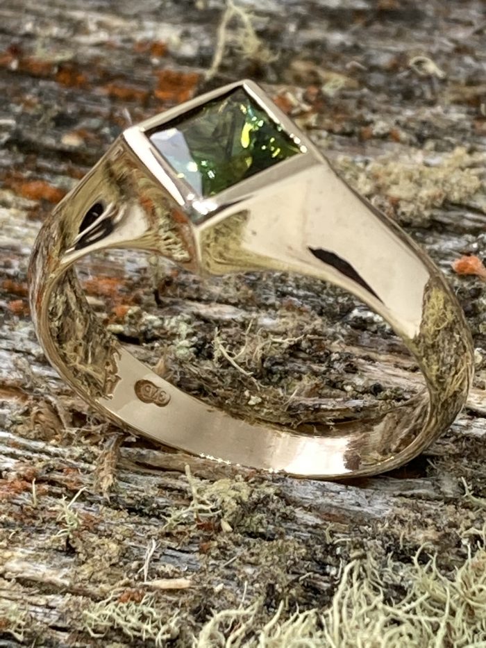 Green Tourmaline Ring
