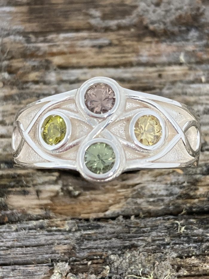 Zircon Celtic Ring - Image 2