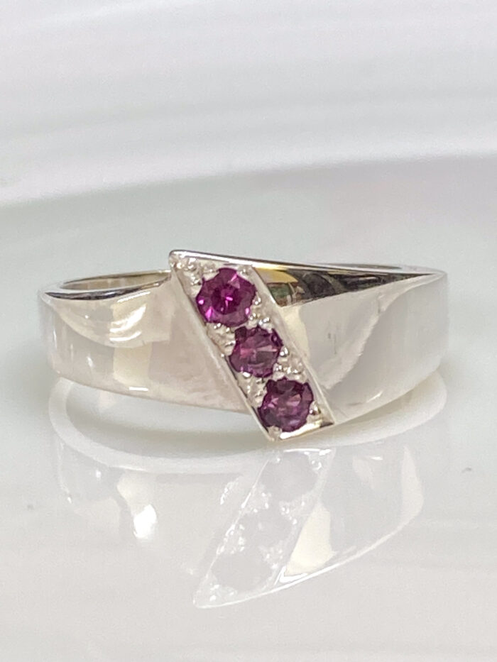 Grape Garnet Wrap ring