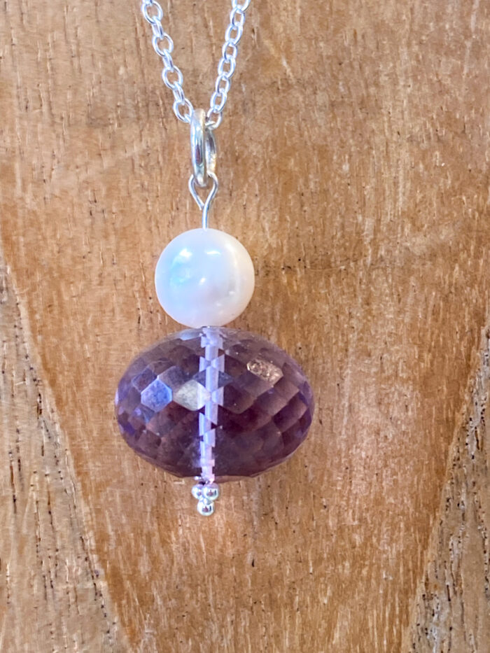 Pearl & Amethyst Pendant