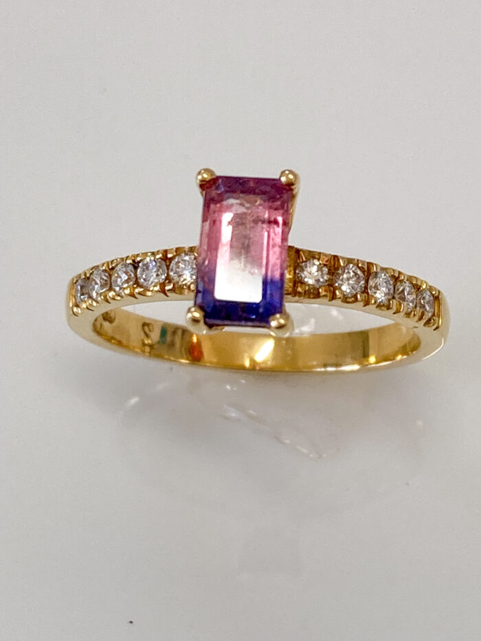 Winza Bi-Colour Sapphire Ring - Image 4