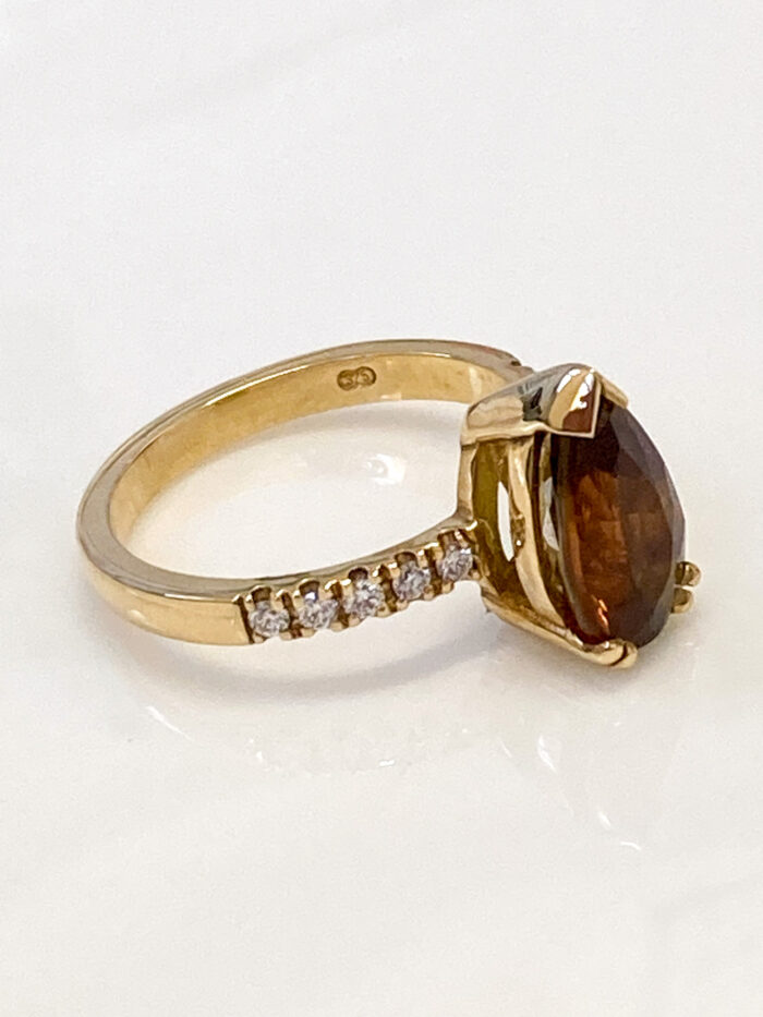Andalusite & Diamond Ring - Image 4