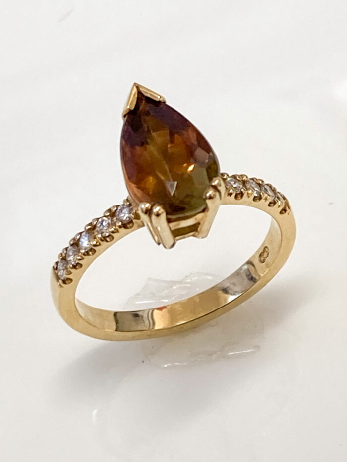 Andalusite & Diamond Ring - Image 3