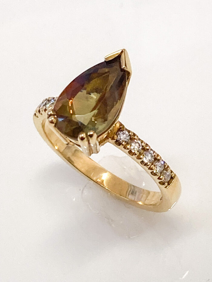 Andalusite & Diamond Ring - Image 2