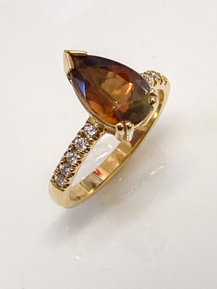 Andalusite & Diamond Ring - Image 6