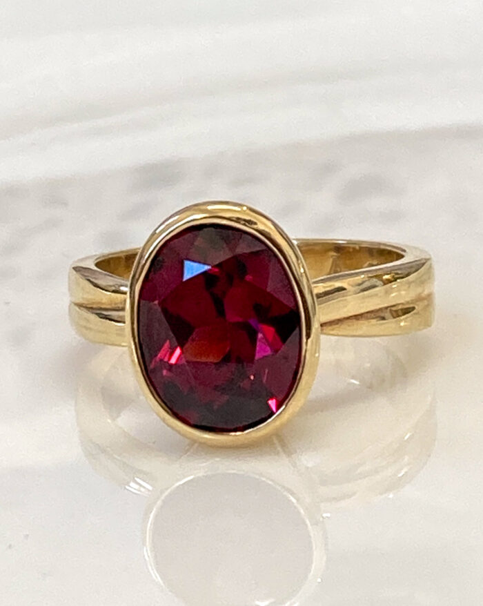 Rhodolite Garnet Ring - Image 3