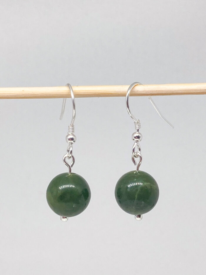 10mm Greenstone Bead Drops