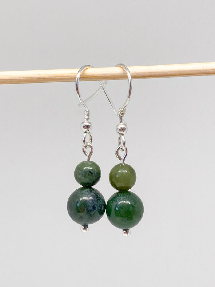 Greenstone Bead Drops
