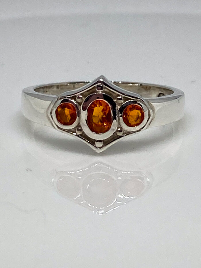 Mexican Fire Opal Ring - Image 3