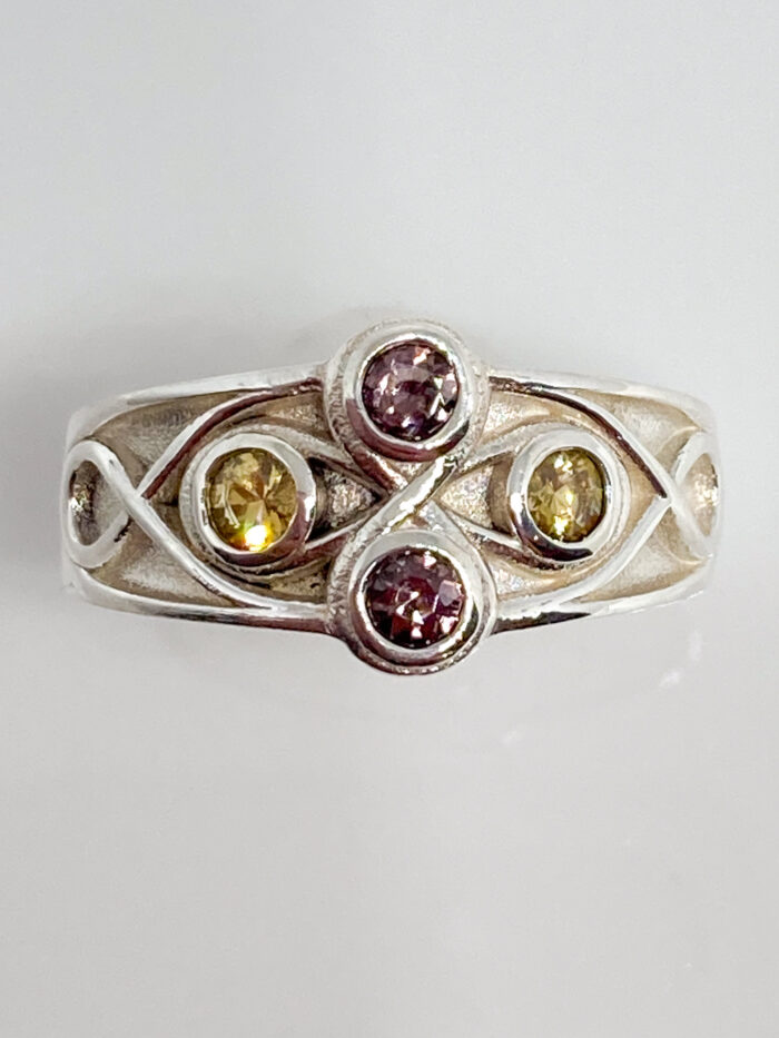 Celtic Zircon Ring